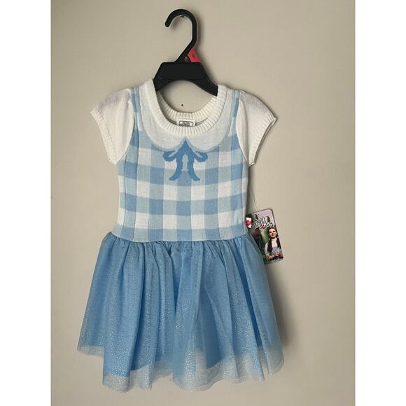The Wizard of Oz Dorothy Sweater Dress NWT 2T - Picture 1 of 5
